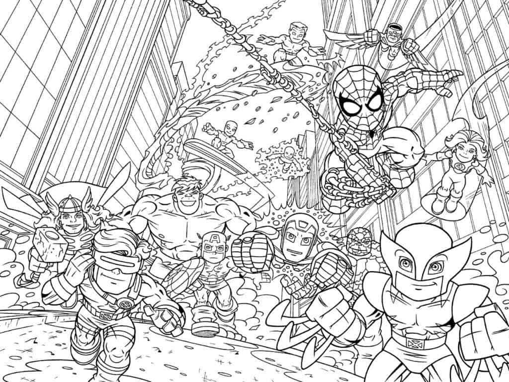 desenhos dc comics para colorir