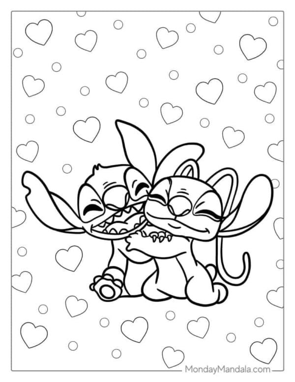 desenhos do Lilo e Stitch para colorir