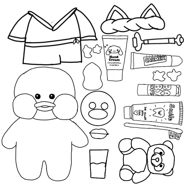 desenhos para colorir e recortar