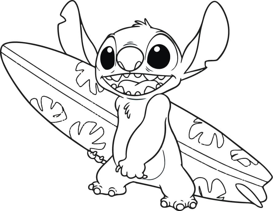 stitch e angel para colorir