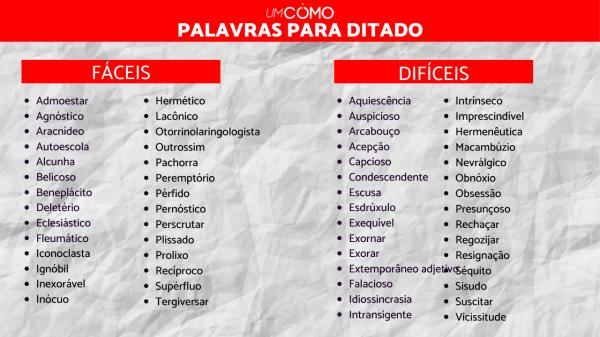 ditado de palavras com x e ch 5 ano