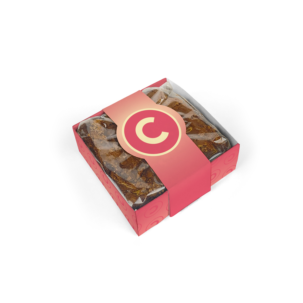 embalagem kraft para brownie
