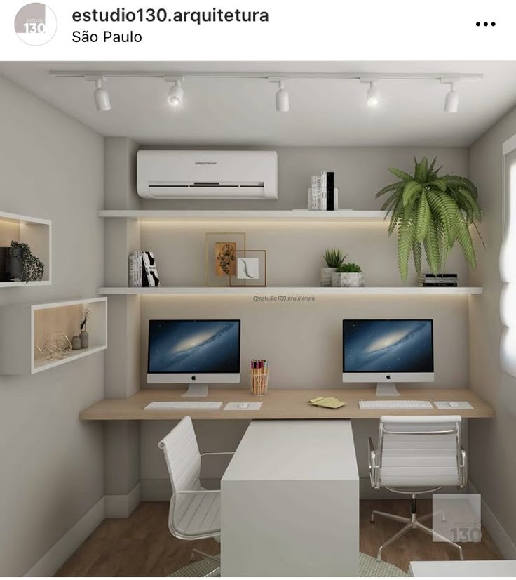 como organizar home office simples