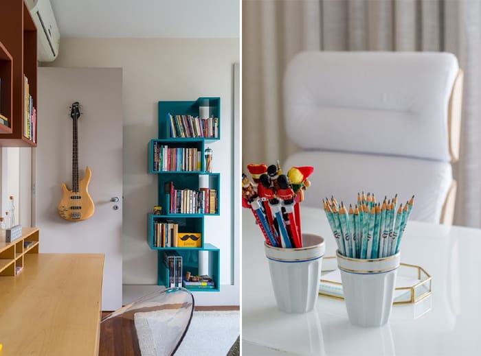 como organizar home office simples