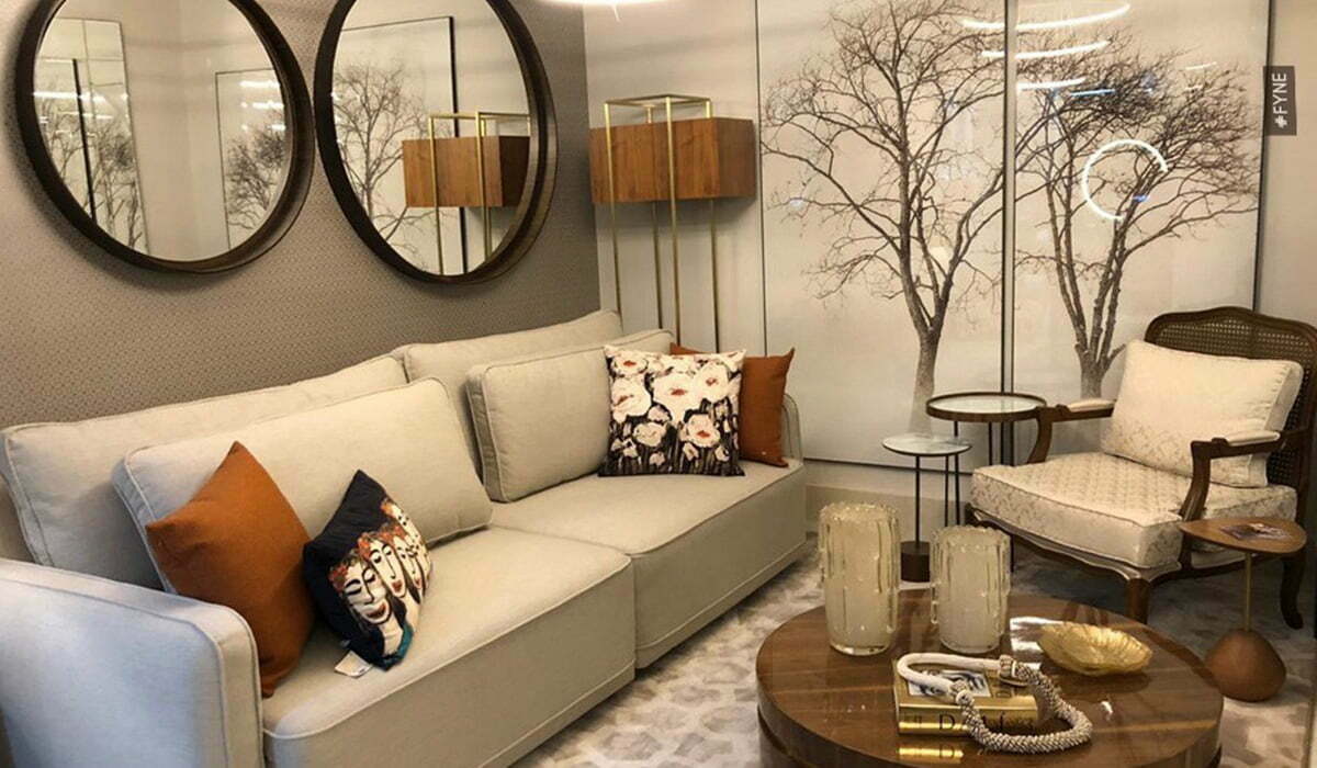 espelho decorativo sala