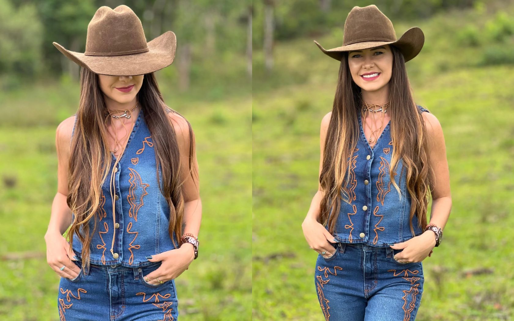 chapéus country masculinos