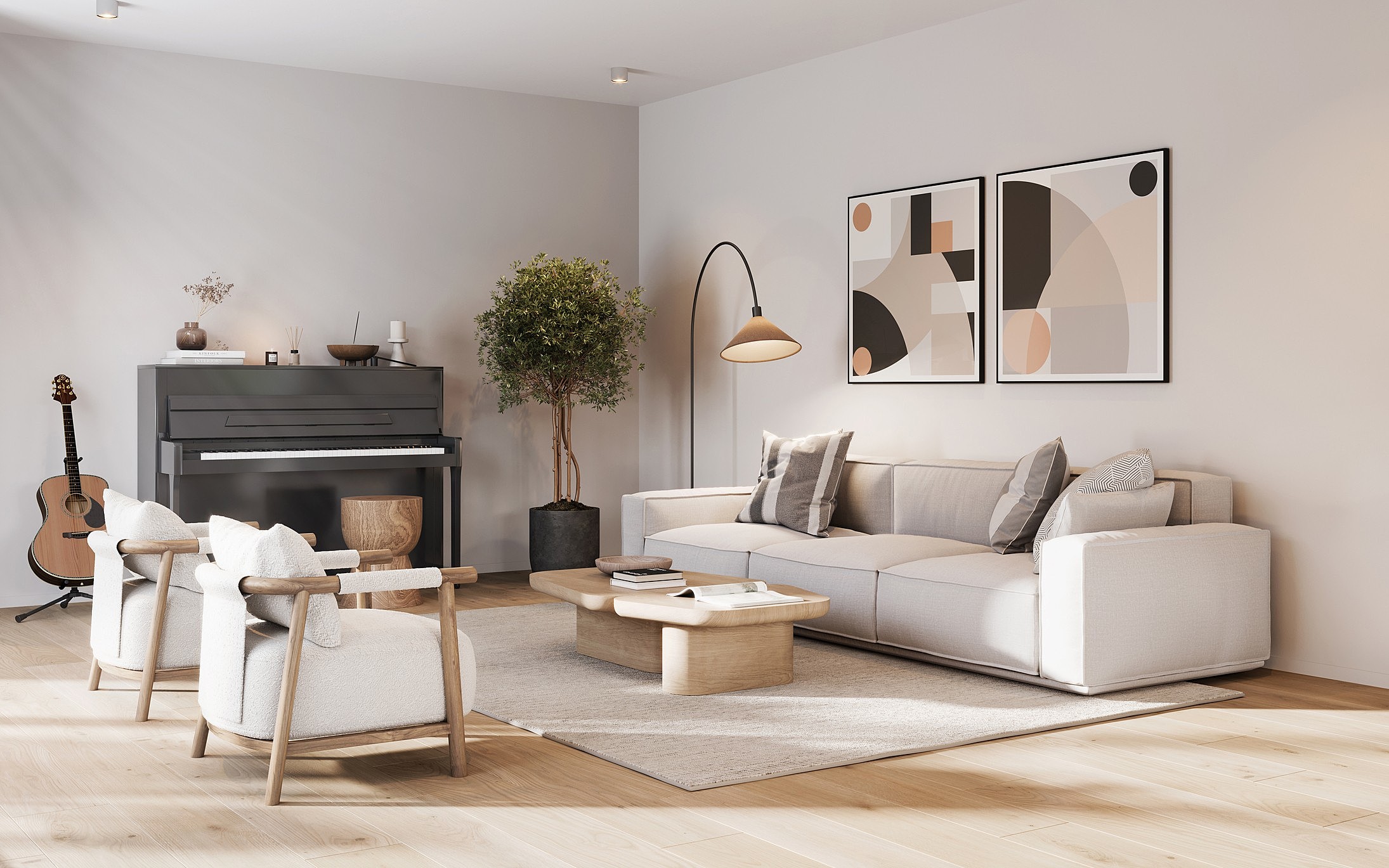 decoração simples e elegante