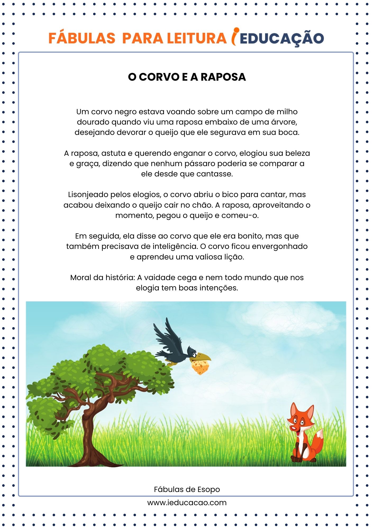 atividades com fábulas para imprimir