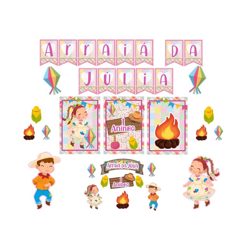 decoração festa junina para crianças