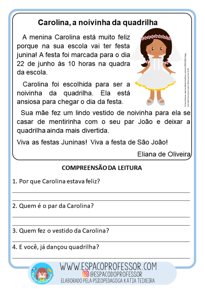 atividades educativas festa junina