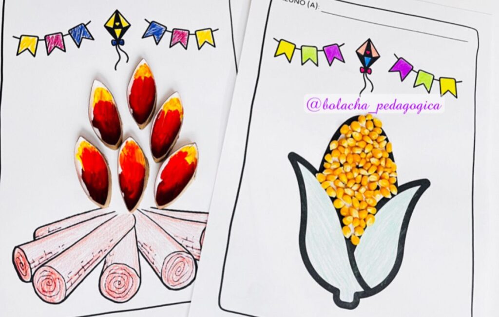 festa junina em casa com crianças