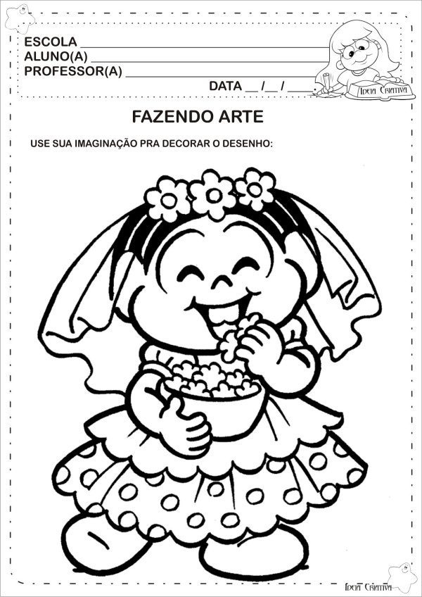 atividades de coordenação motora festa junina