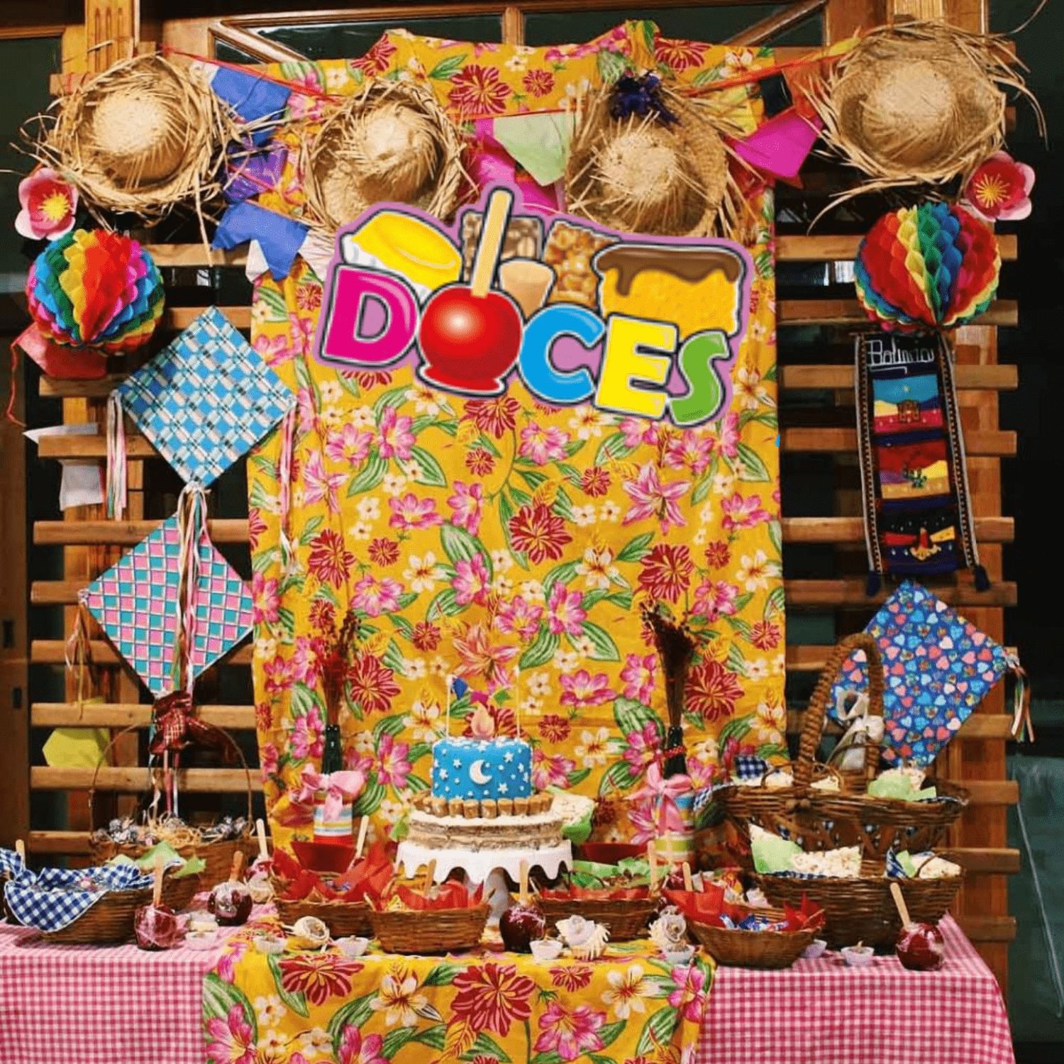 como fazer barraca de festa junina