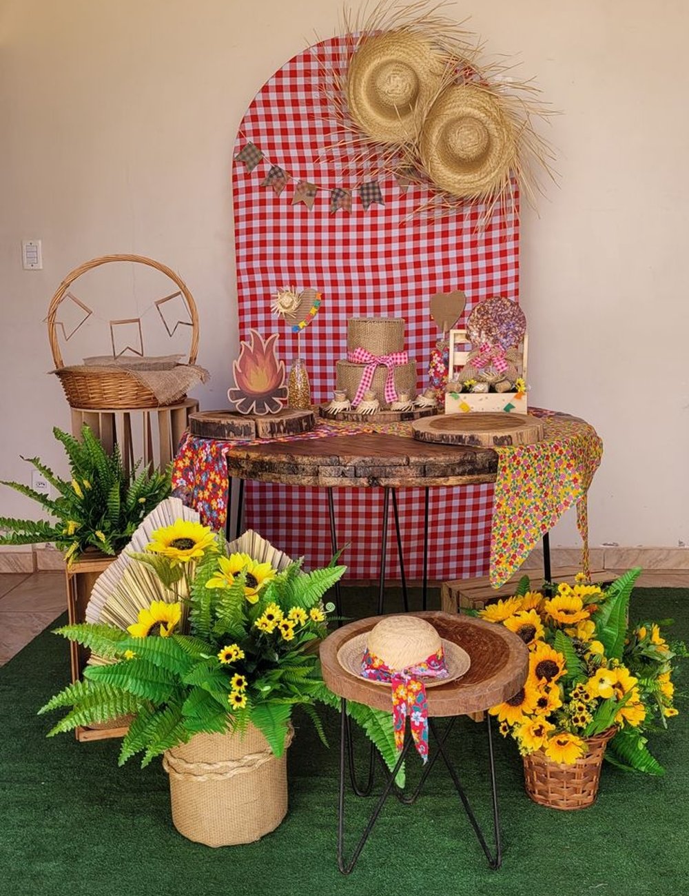 montagem barraca festa junina