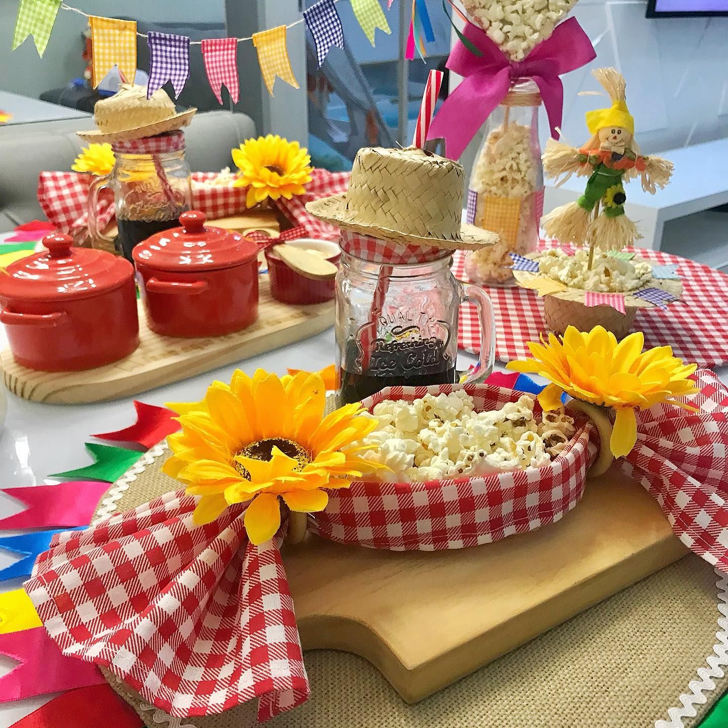 painel de festa junina DIY