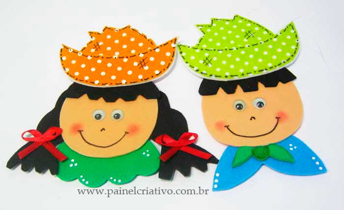 decoração festa junina eva passo a passo