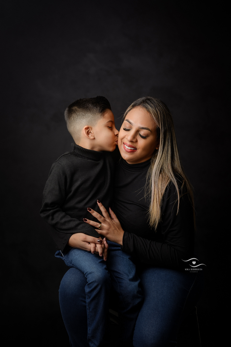 fotos de maternidade com filho