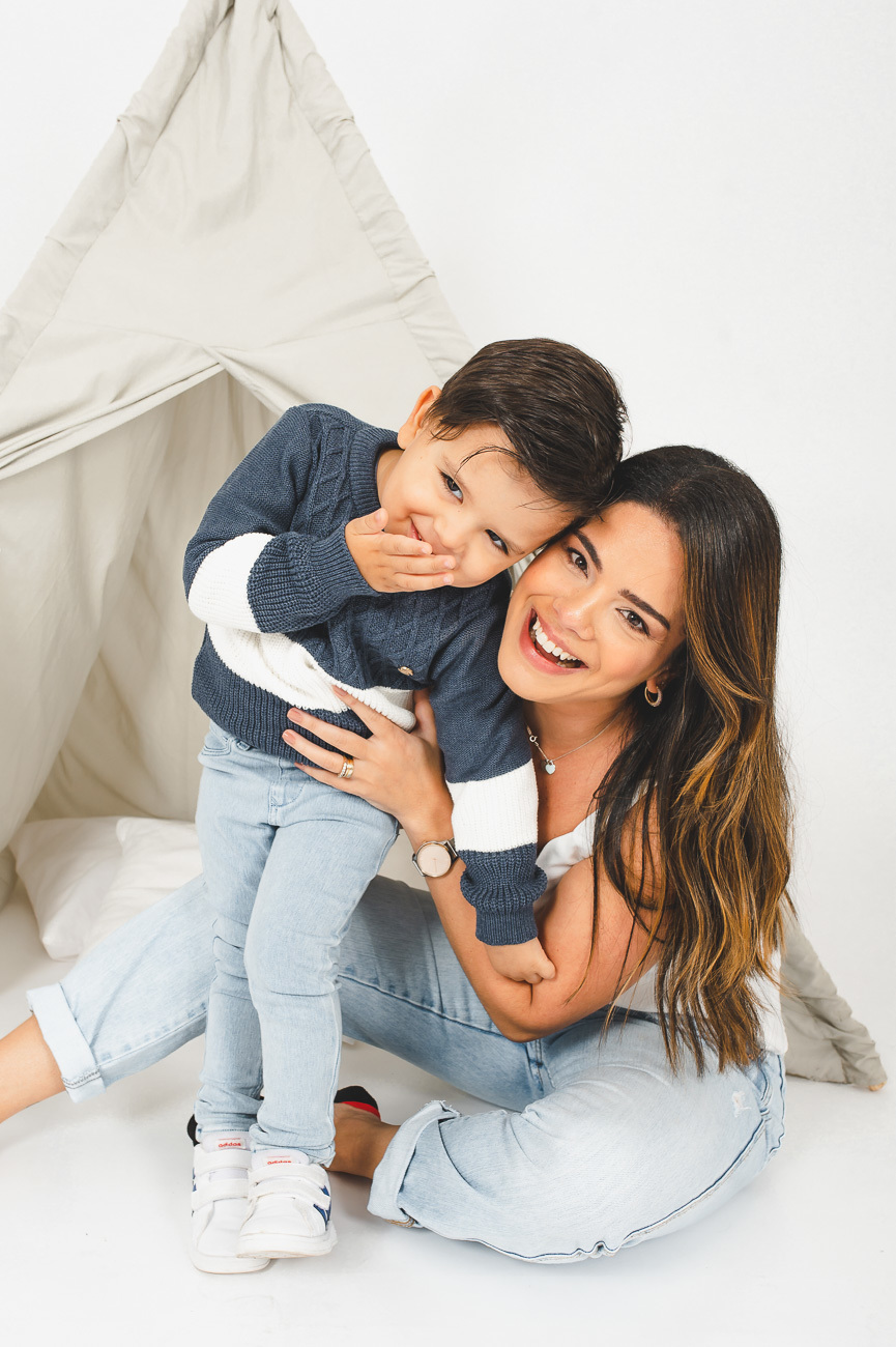 fotos de maternidade com filho