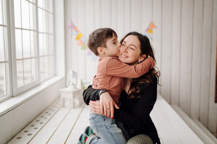 momentos mãe e filho estúdio