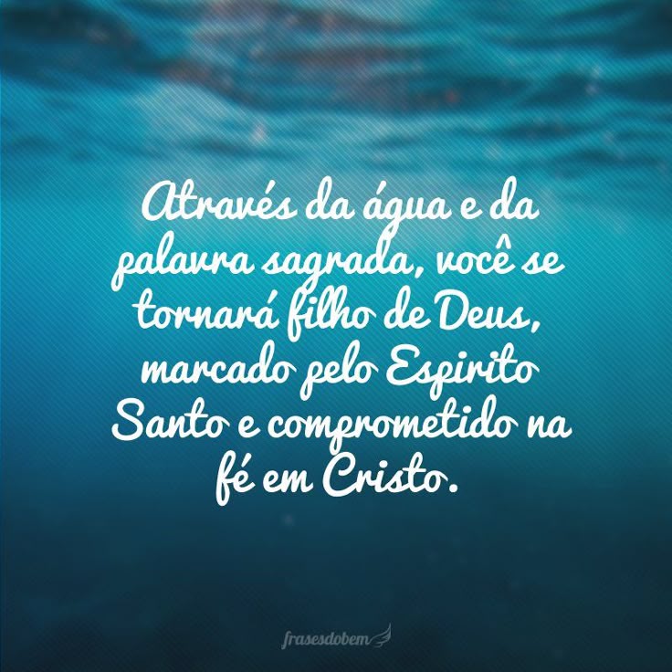 frase para convite de batismo