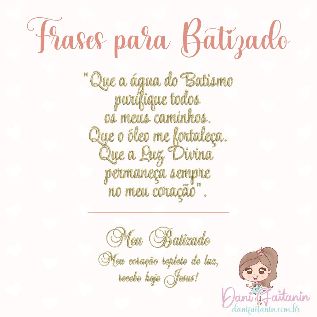 mensagem para afilhado de batismo