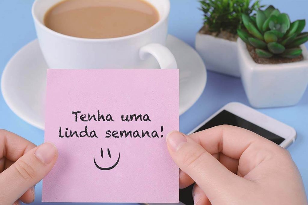 como desejar uma boa semana de forma criativa