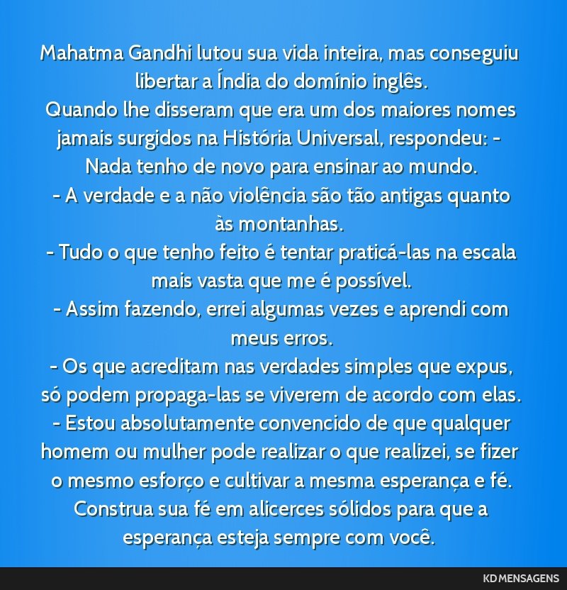 pensamentos de gandhi