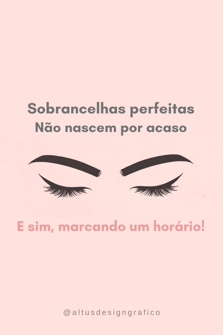 frases para designer de sobrancelhas instagram