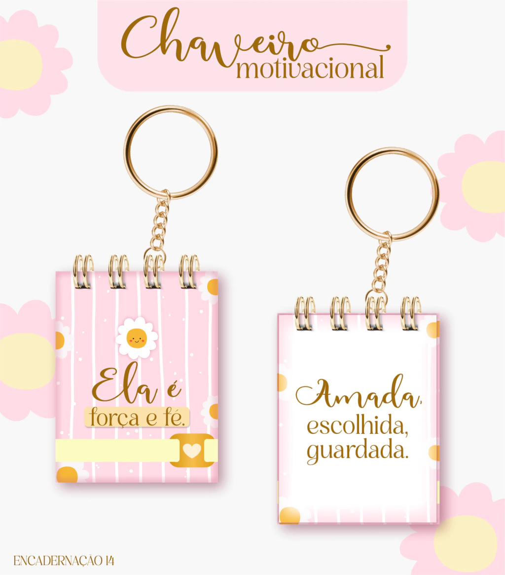 ideias de frases para chaveiros DIY