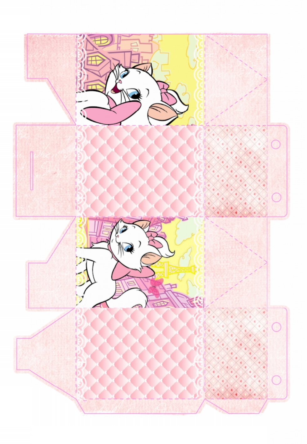 gatinha marie desenho para pintar