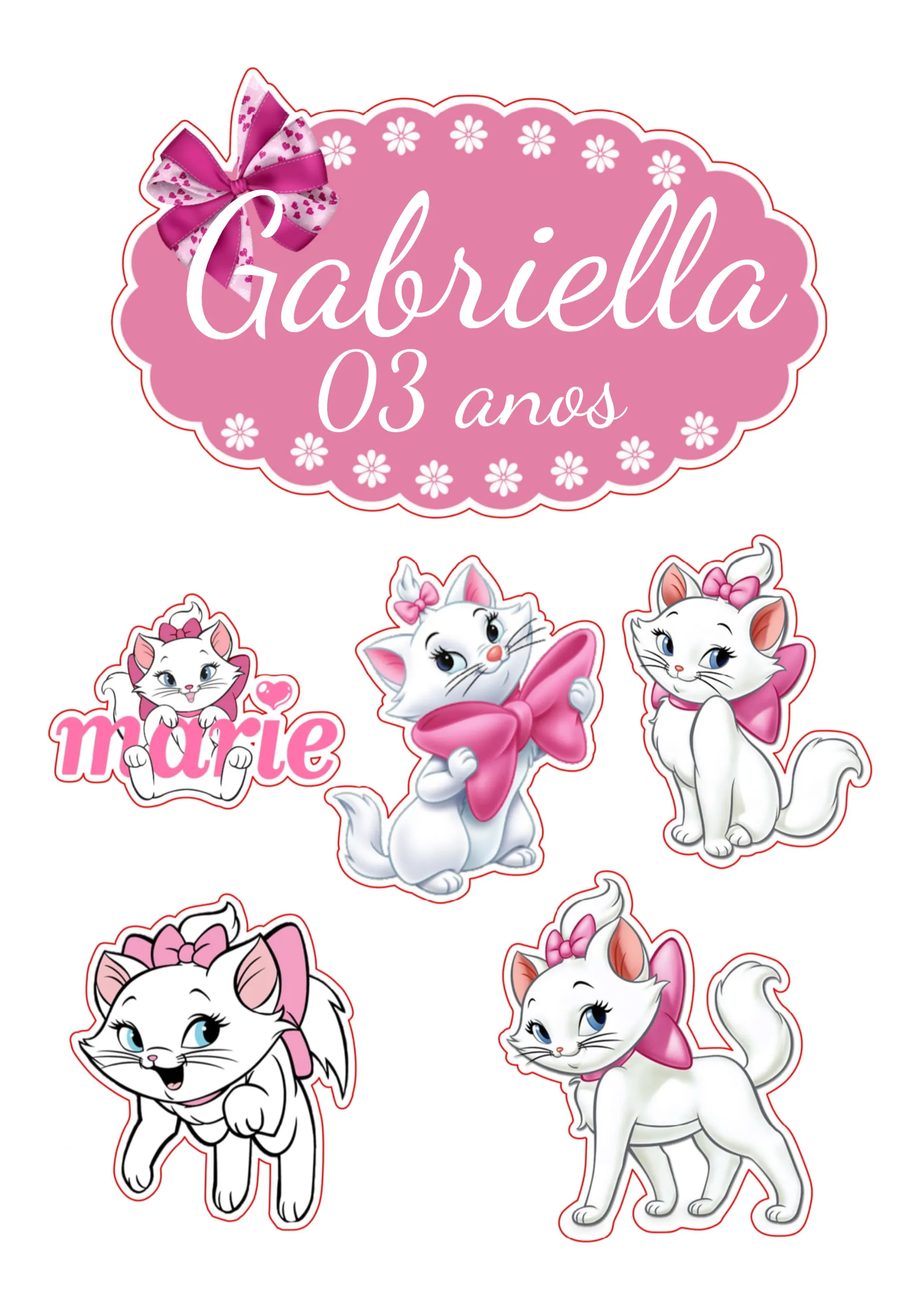 atividade gatinha marie para crianças