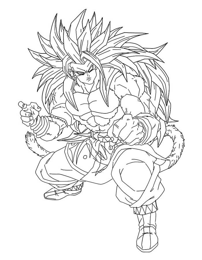 goku ultra instinto para colorir