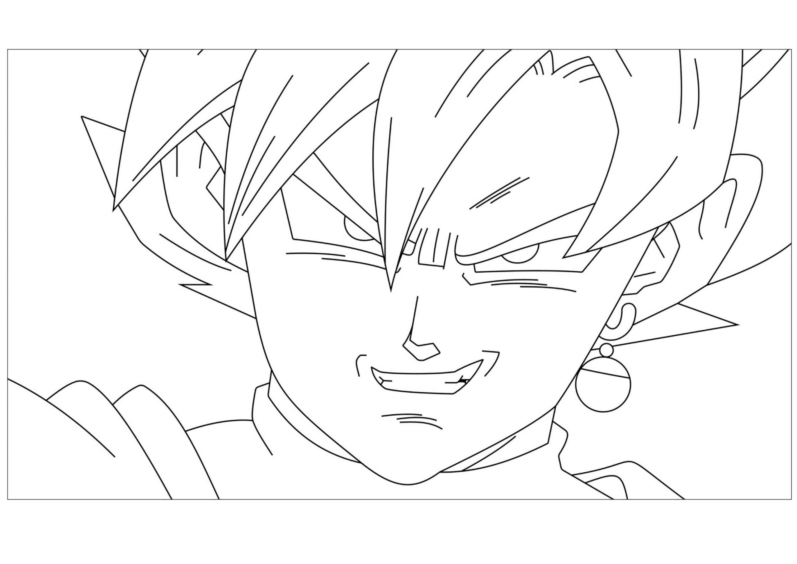 imagens do goku instinto superior para imprimir