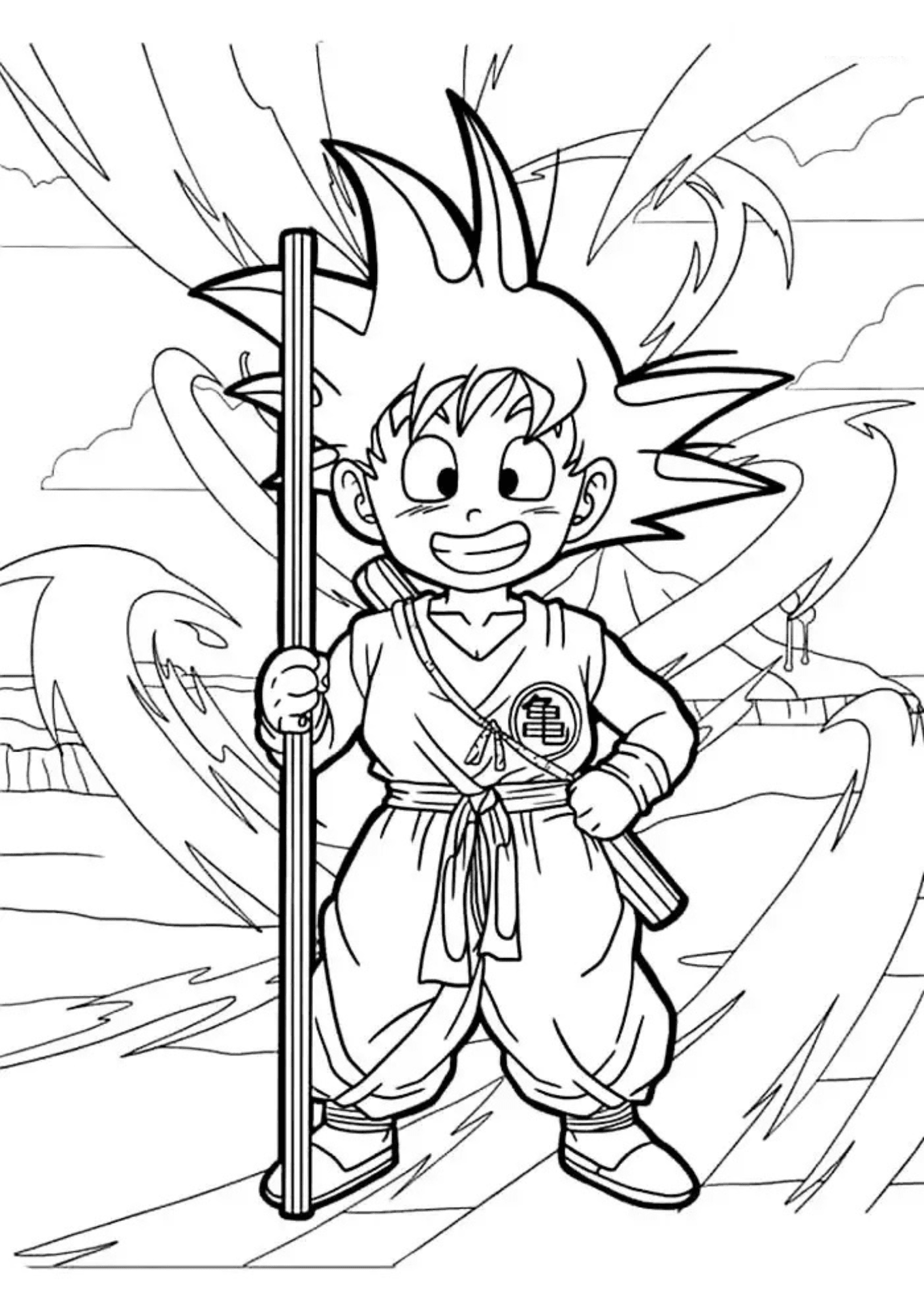 colorir goku migatte no gokui