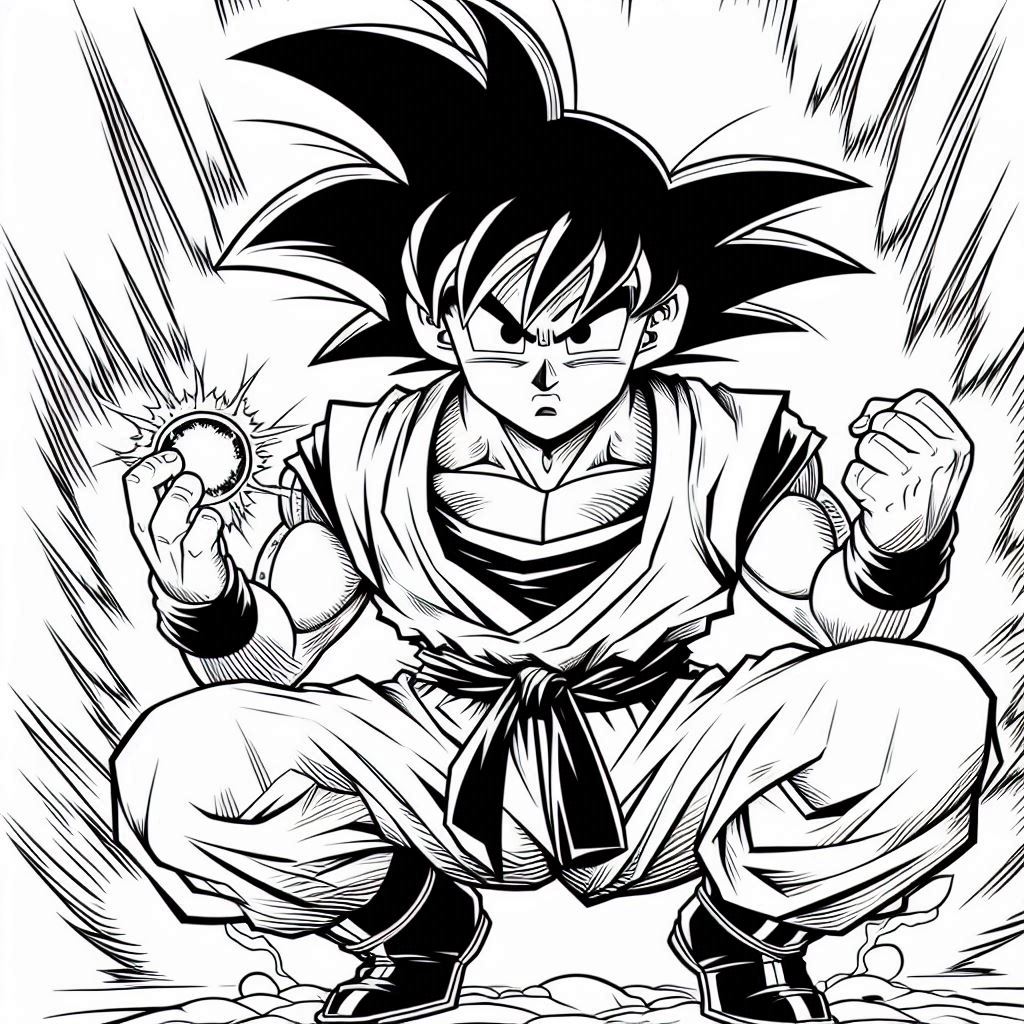 dragon ball super para colorir