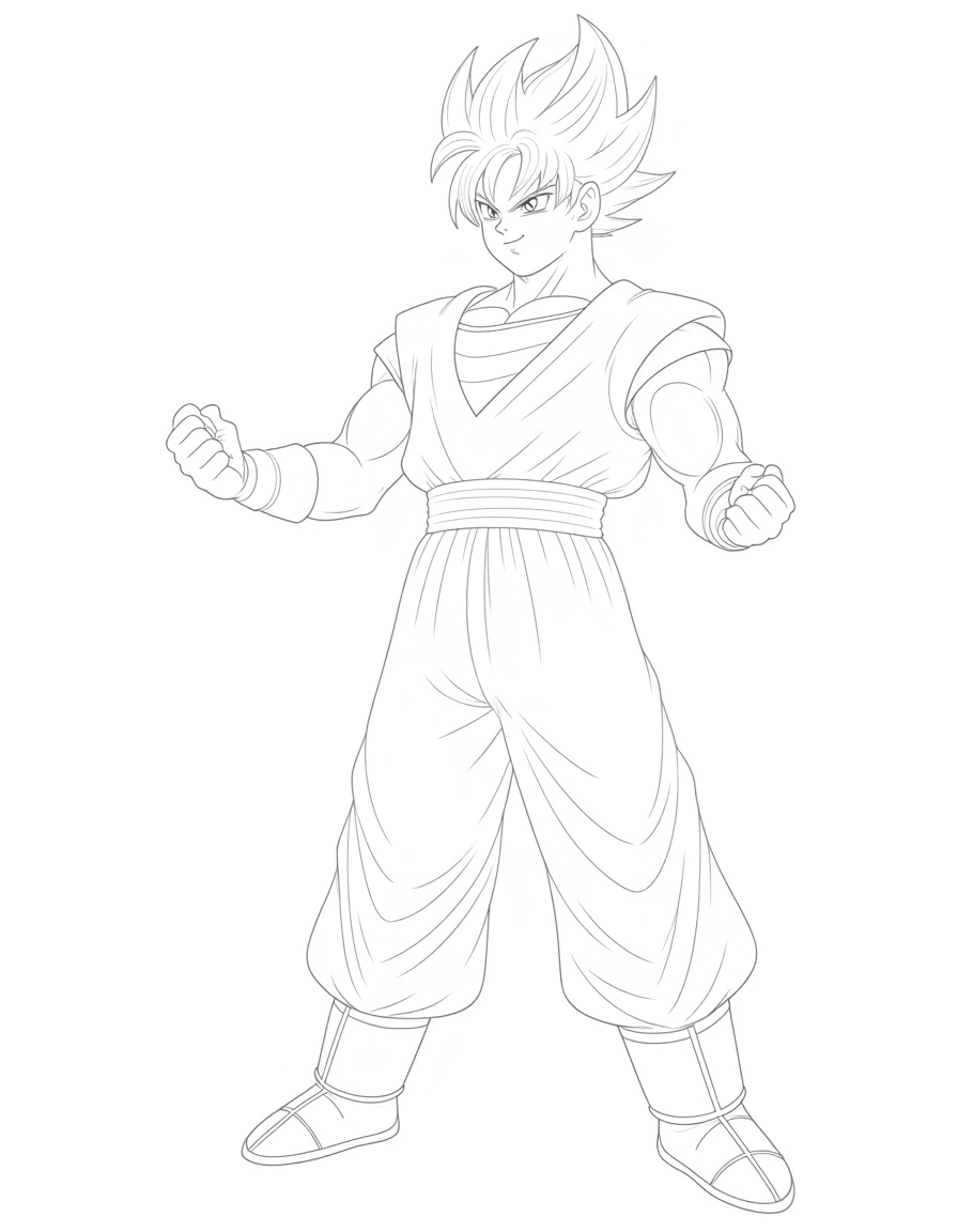 colorir goku migatte no gokui