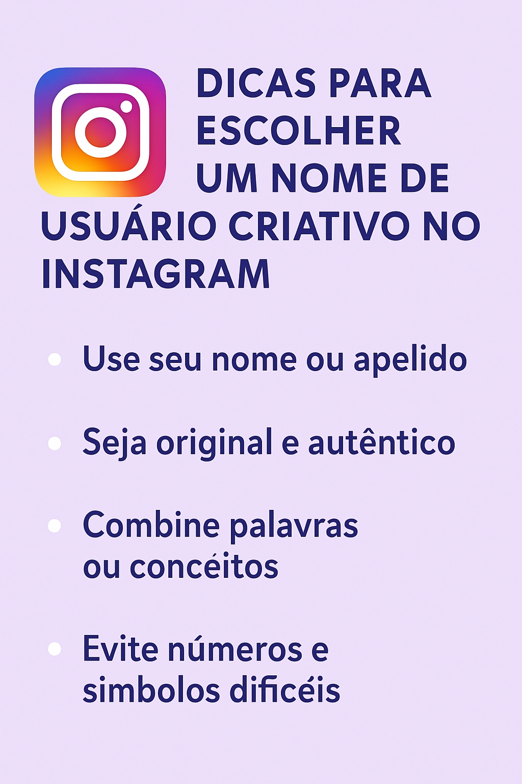 ideias de user para insta garota