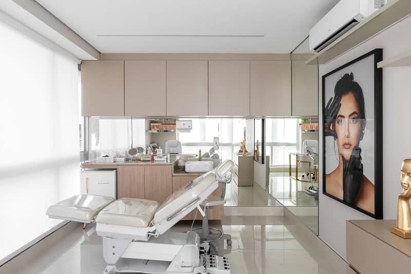 cores para sala de estética