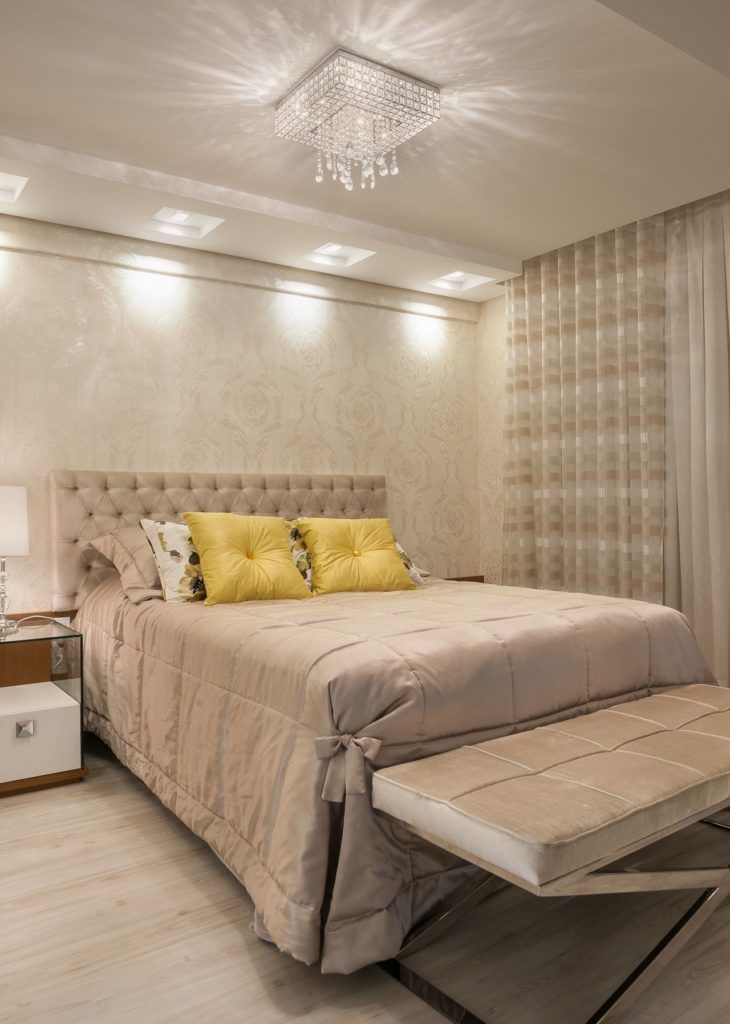 iluminação quarto casal moderna