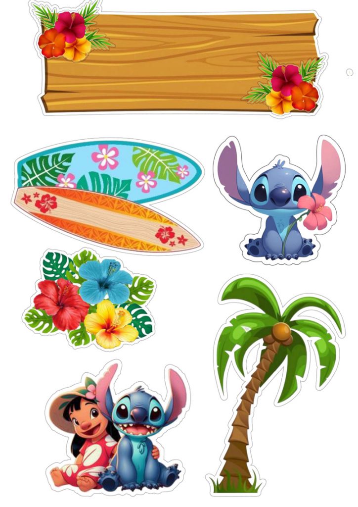 stitch kawaii para imprimir
