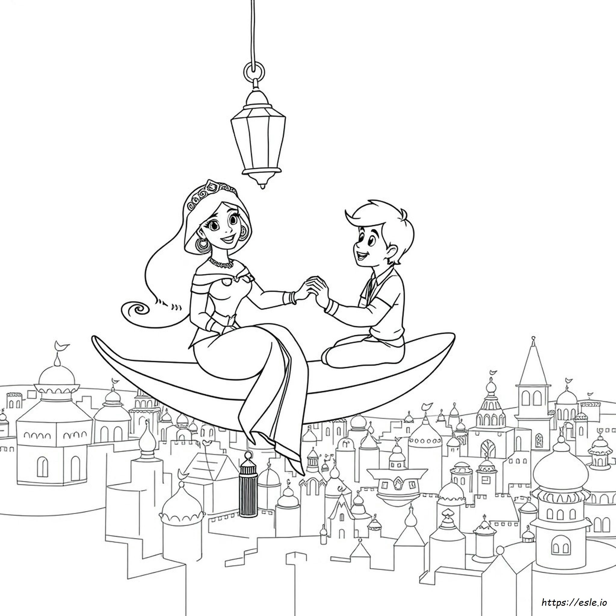 pintar fantasia da jasmine