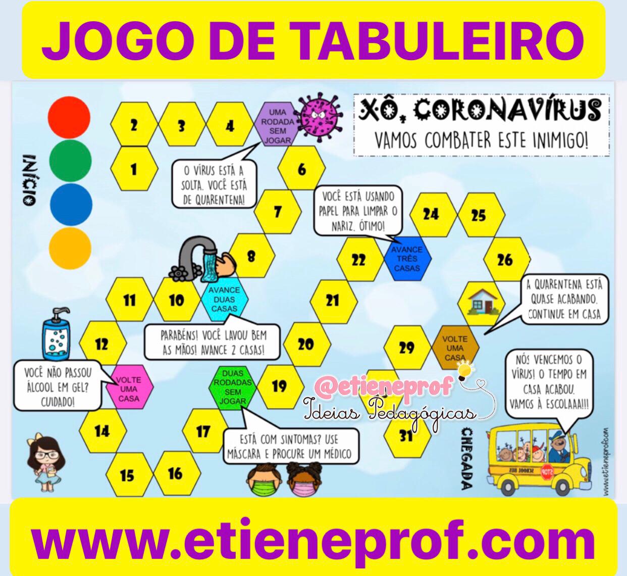 tabuleiros para imprimir para crianças pequenas