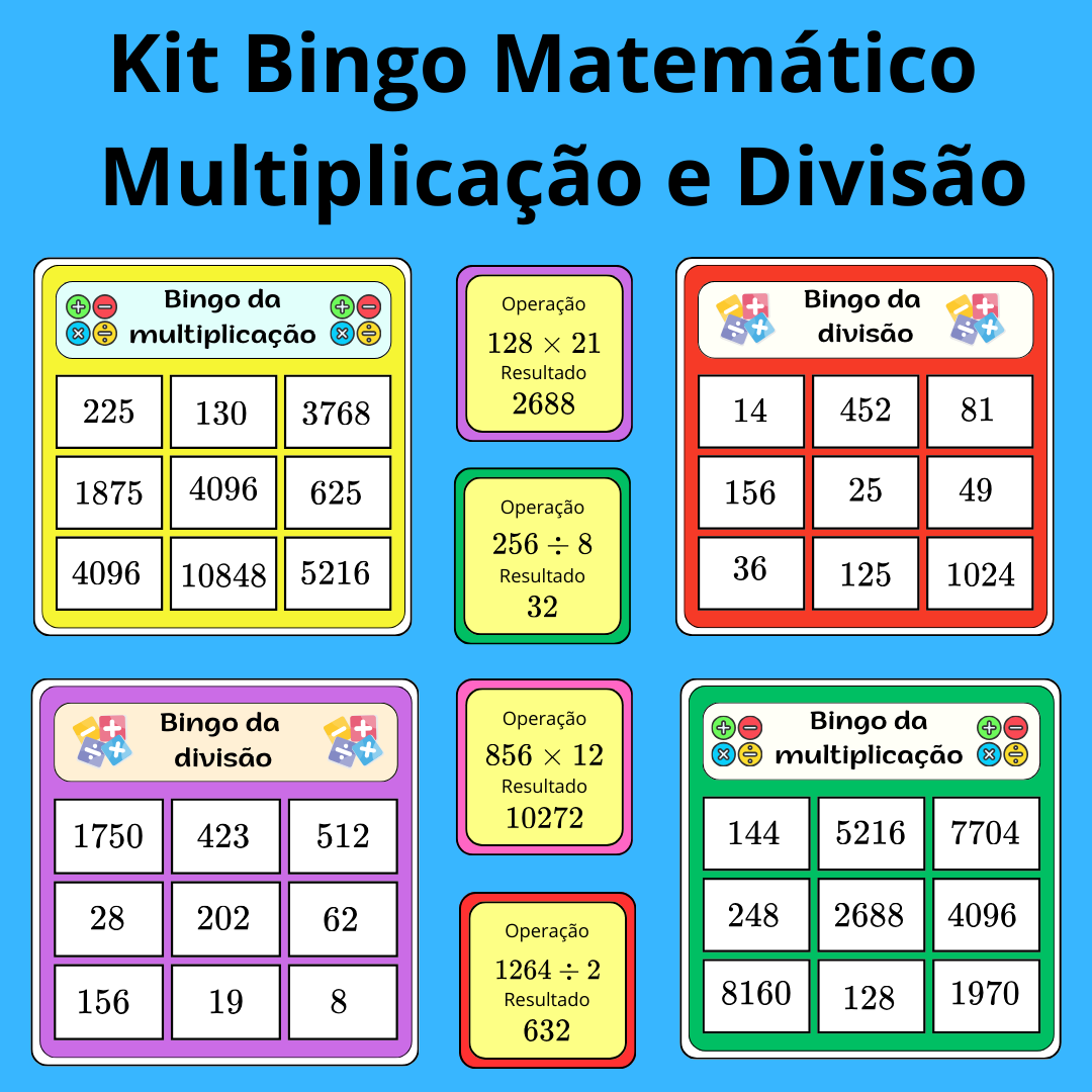 material didático de divisão