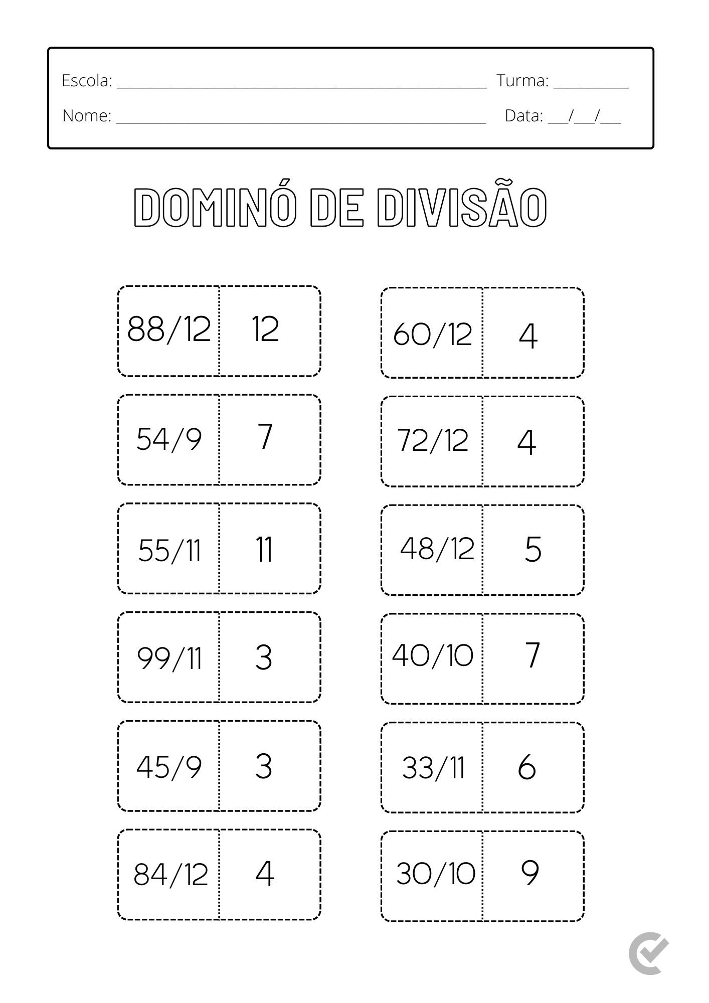 atividades de matemática para imprimir grátis
