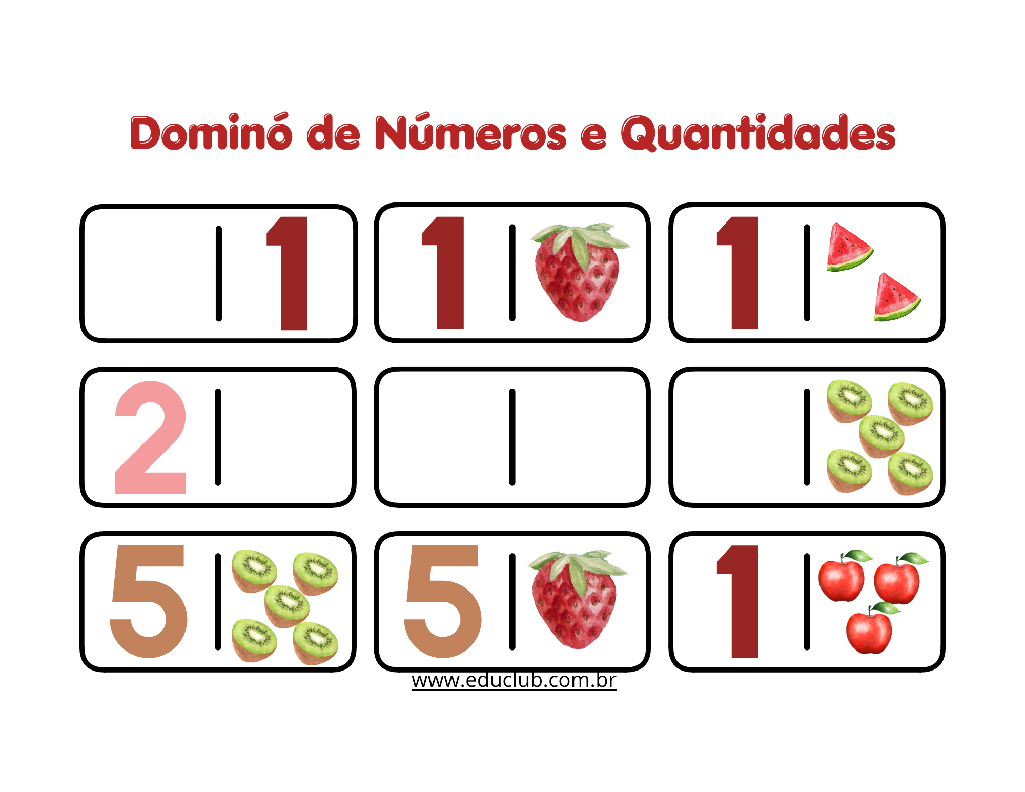 jogos de matemática para educação infantil para imprimir