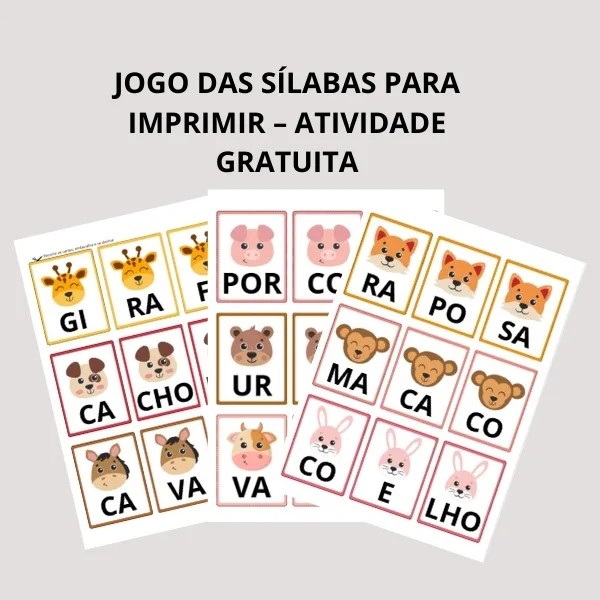 jogos de alfabetização para imprimir