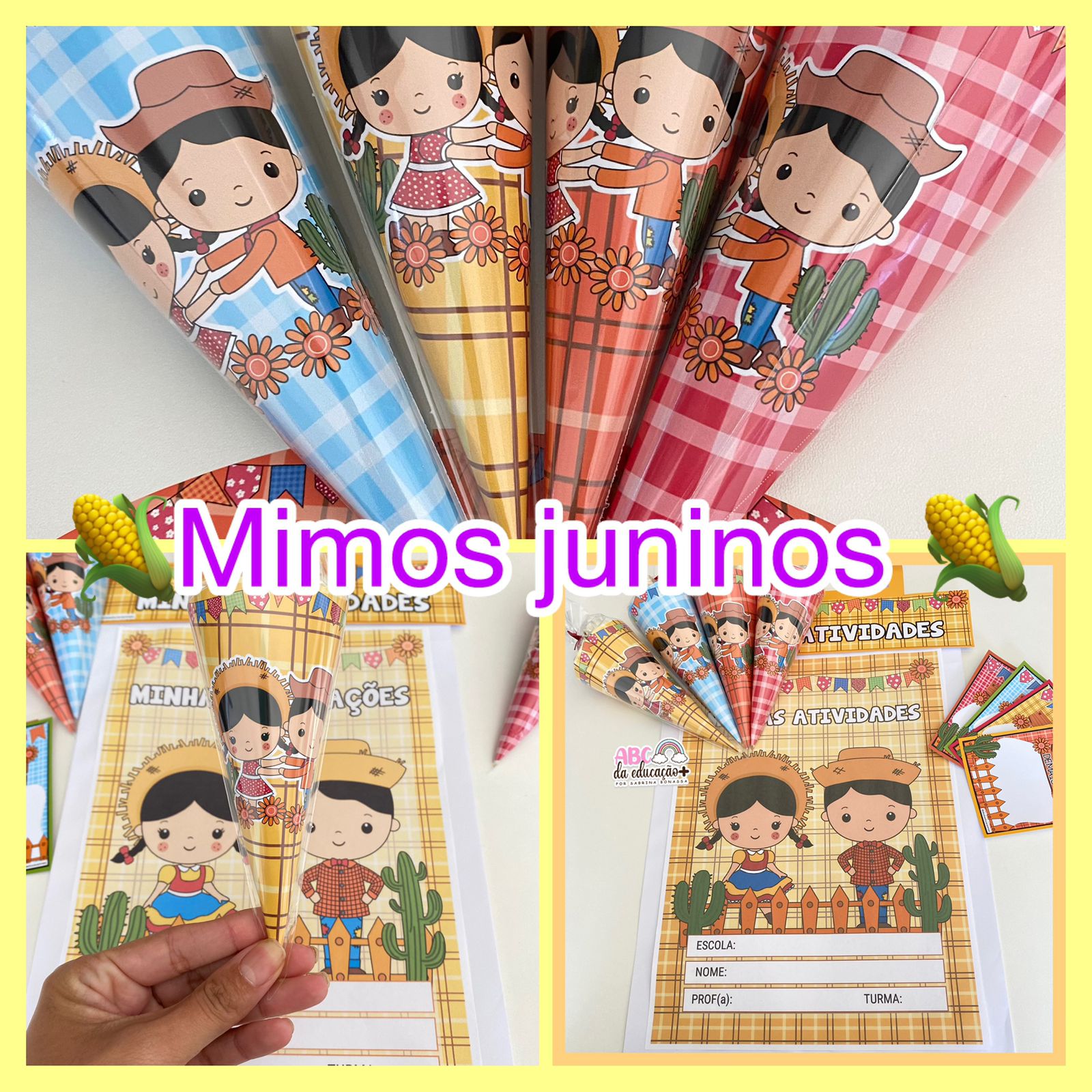 lembrancinha junina comestível