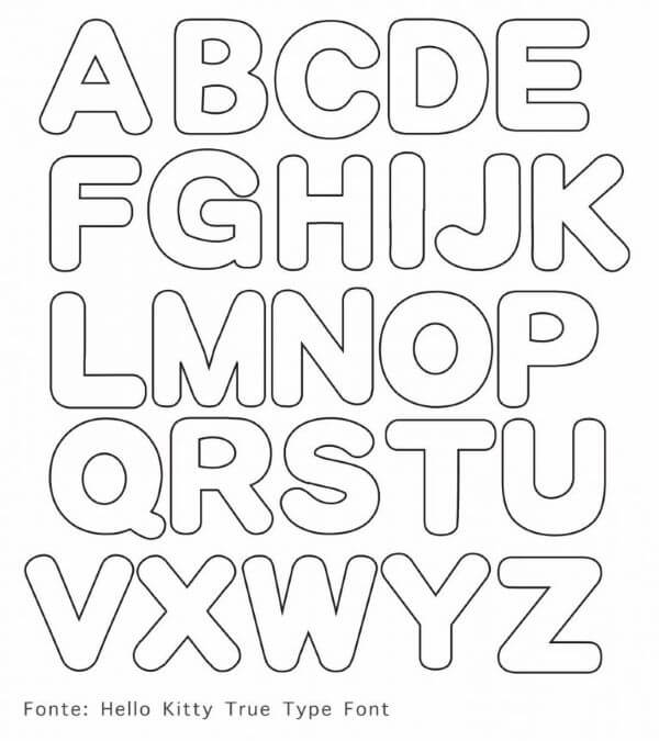 letra L decorativa para painel