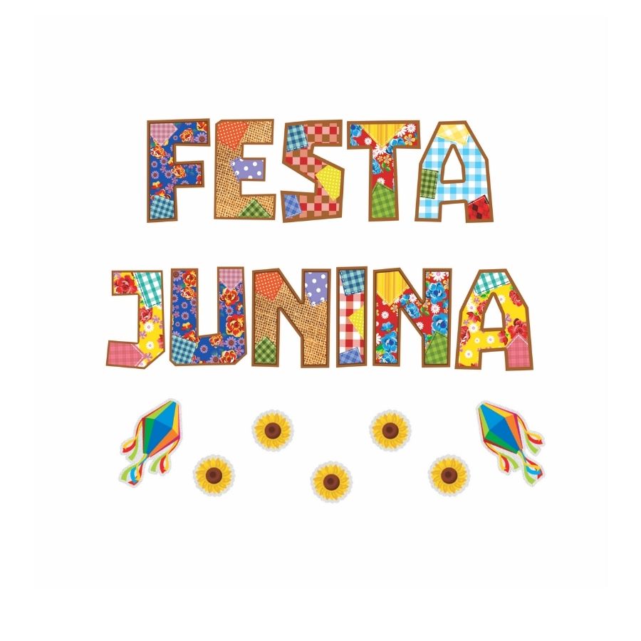 moldes de letras para festa junina