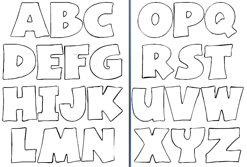 letras cursivas para imprimir